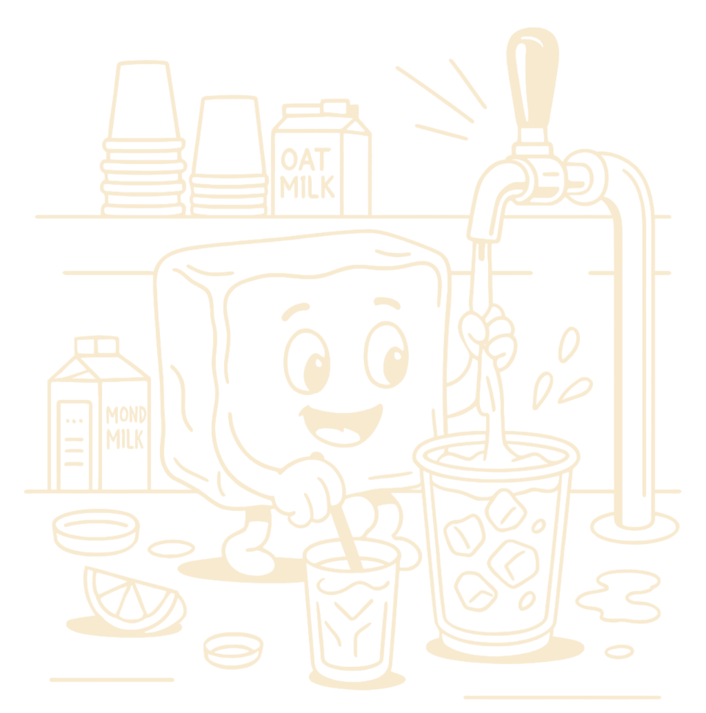 Iced Pulse Nitro Brew Latte